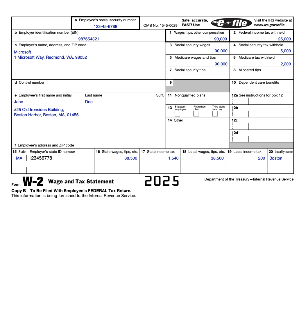 W-2 Form